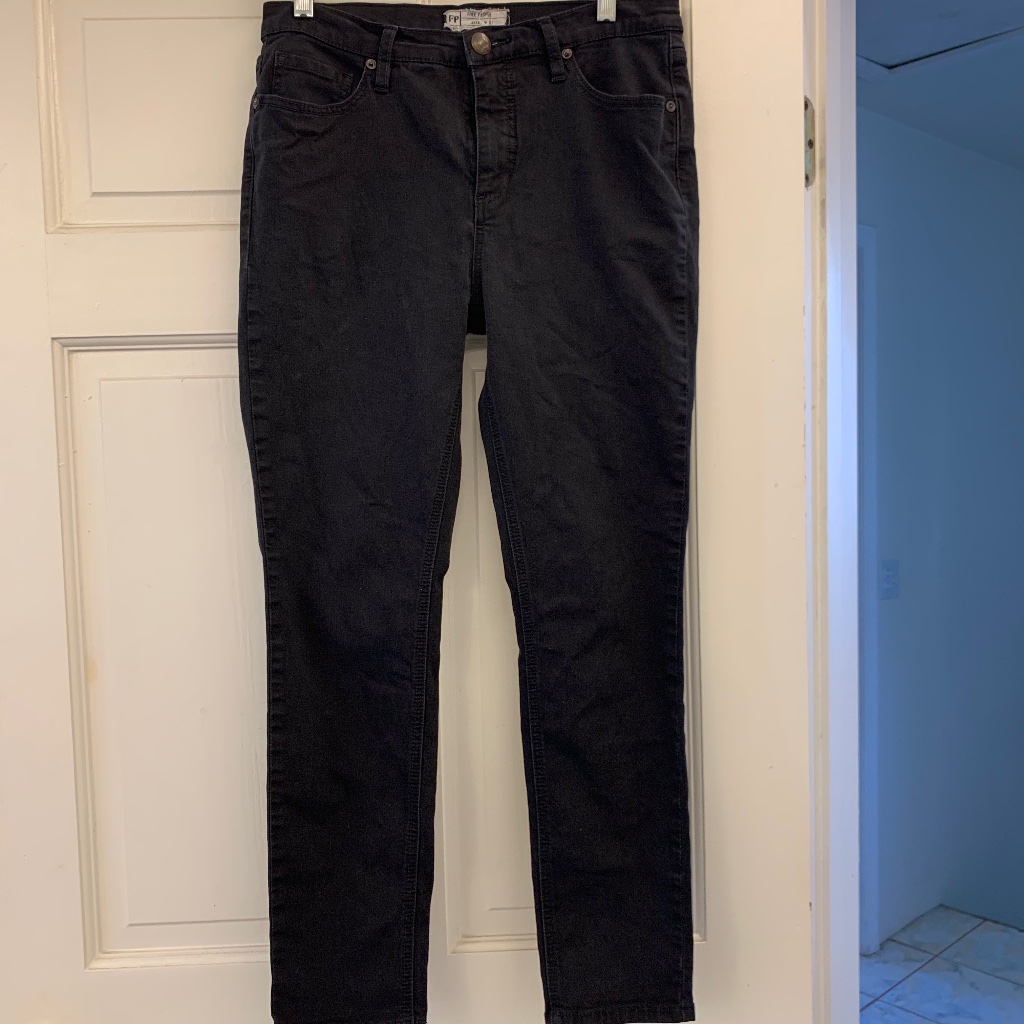 Free People Montana Skinny Jeans Milkway Color